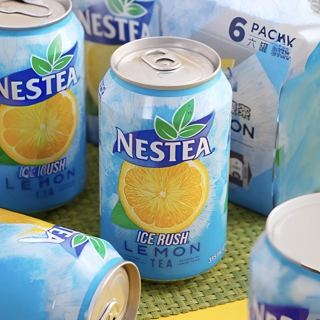 6瓶装315ml港式冰极柠檬茶【港版雀巣】茶饮品夏日解暑解渴冰爽茶