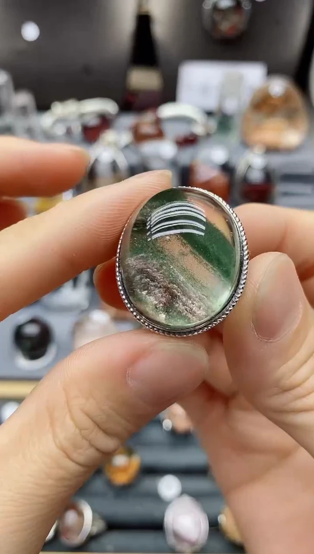 银S925镶嵌珠宝半成品水晶星*?定制定制