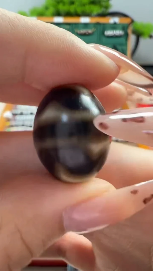 玛瑙/玉髓（覆膜）颈饰未镶嵌159.（微瑕）