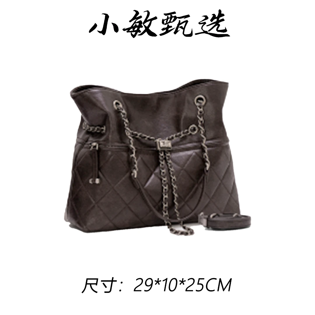 【小敏精选】渠道货ZT-95032-游牧复古咖经典轻奢女包