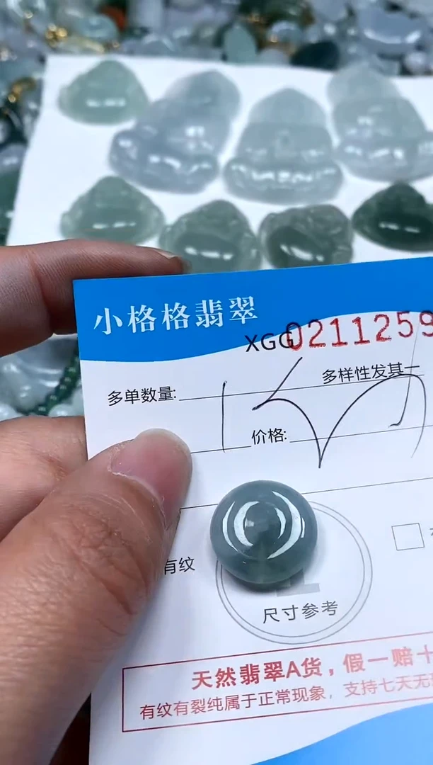 【闪购商品】翡翠颈饰未镶嵌闪购商品0211259