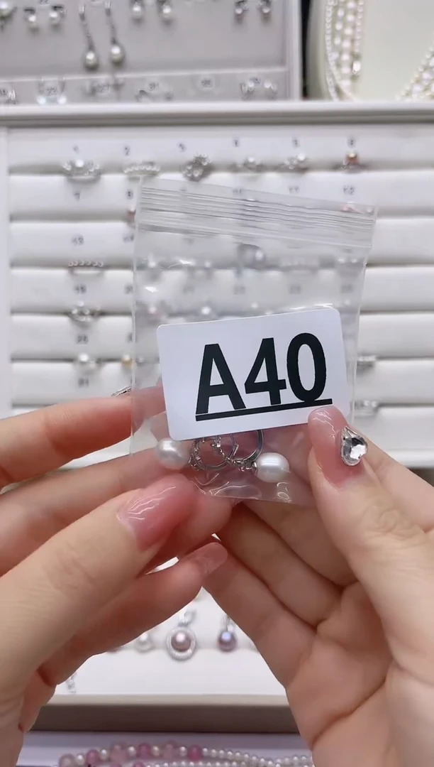 银S925镶嵌珠宝奇石淡水珍珠沫*A40