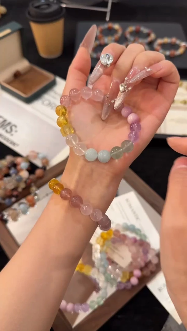 合金手链水晶多宝x2135