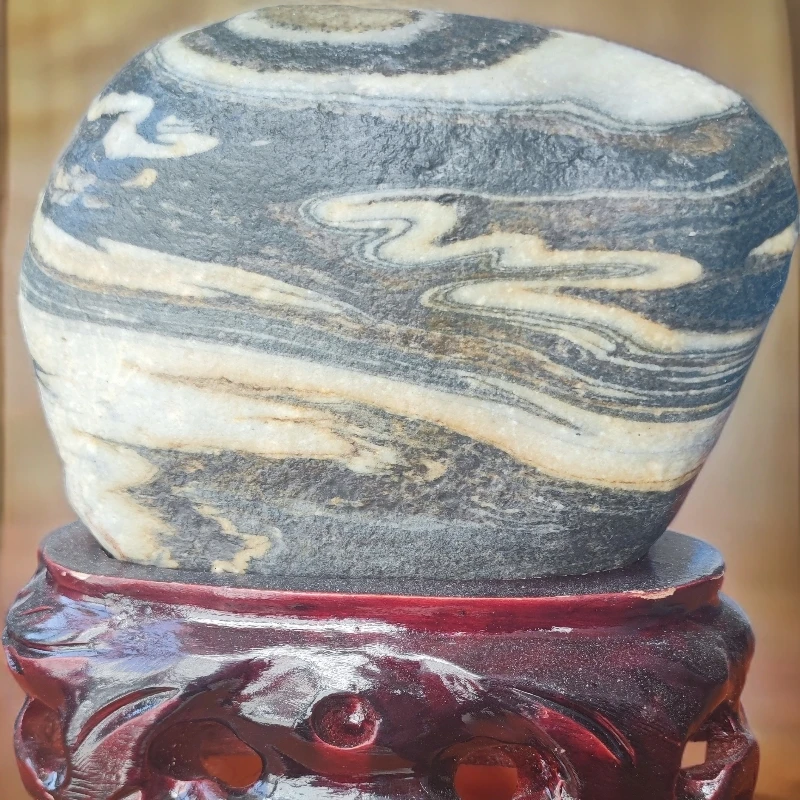 可用于玄关客厅书房办公室架摆设（不包邮）工艺品石头家用奇石摆件