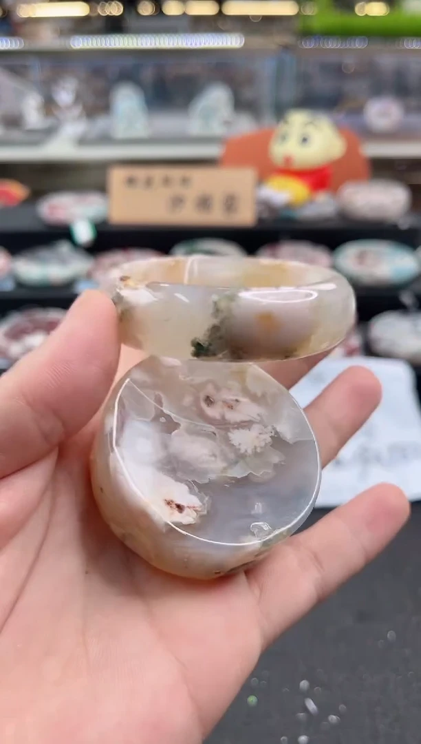 未镶嵌手镯石英质玉54圈口（赠品镯心）6742531