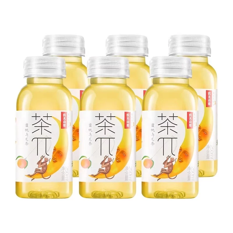 茶Π迷你250ml小瓶装茶几茶兀蜜桃乌龙柠檬红茶果味饮料茶