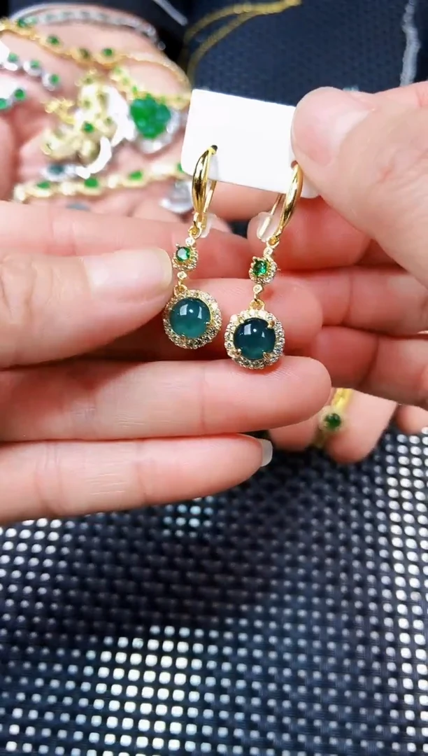 【闪购商品】翡翠耳饰未镶嵌111111111