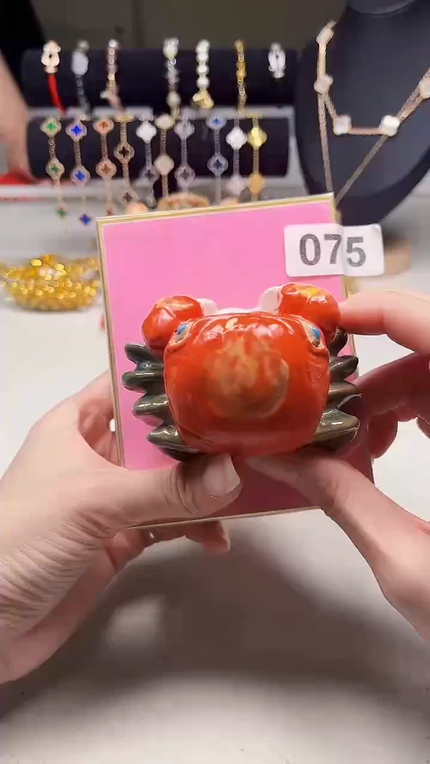 瓷片陶茶周边666文玩多人黄075