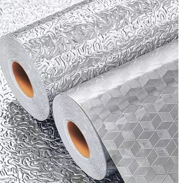 厨房贴纸灶台贴纸防火防油耐高温自粘橱柜墙纸灶台台面桌面翻新贴