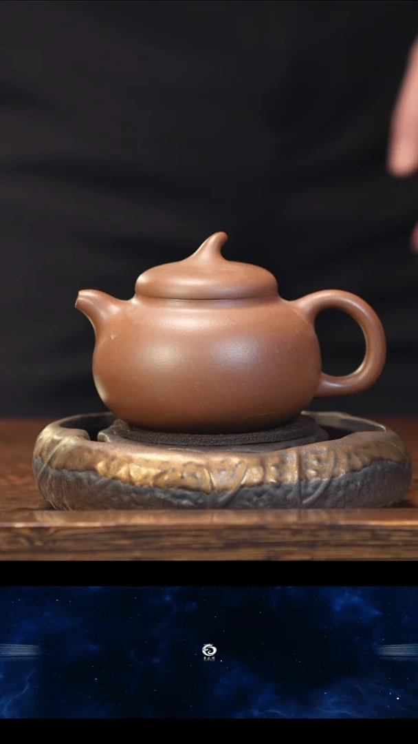 【闪购商品】紫砂茶壶紫泥匏瓜-LL