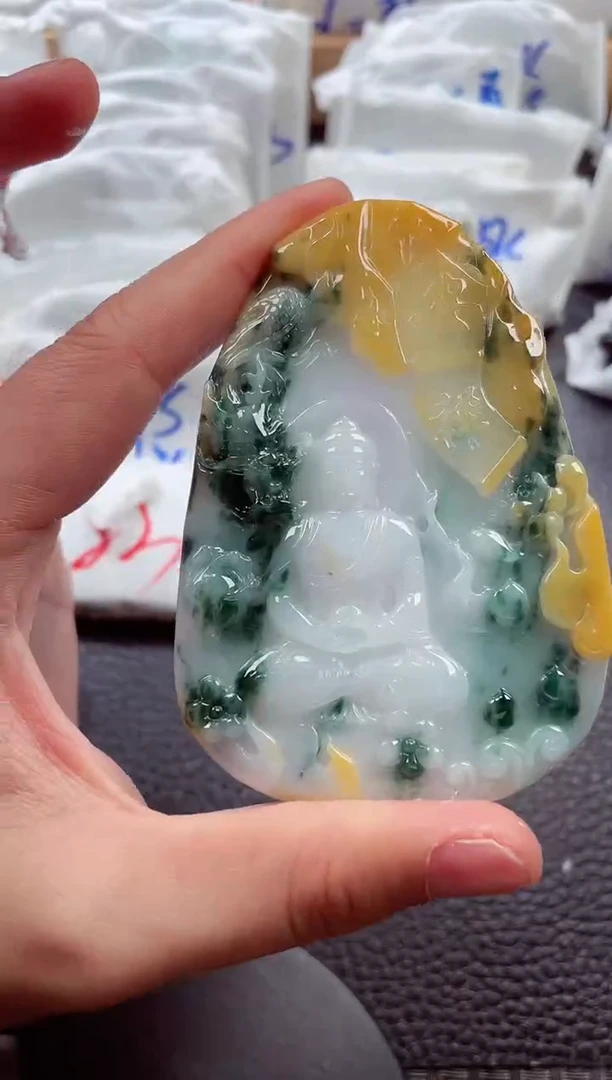 颈饰未镶嵌翡翠00006985御龙大日