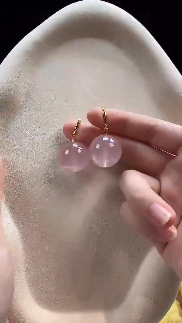 颈饰未镶嵌水晶耳环