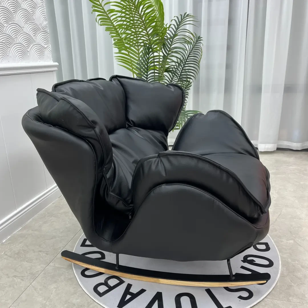 花瓣摇椅懒人沙发阳台客厅单人沙发椅懒人可躺轻奢休闲摇椅