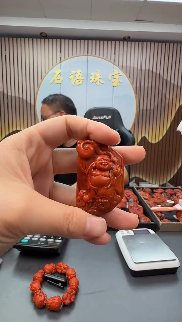 未镶嵌雕刻南红玛瑙103ZB0922产品一个