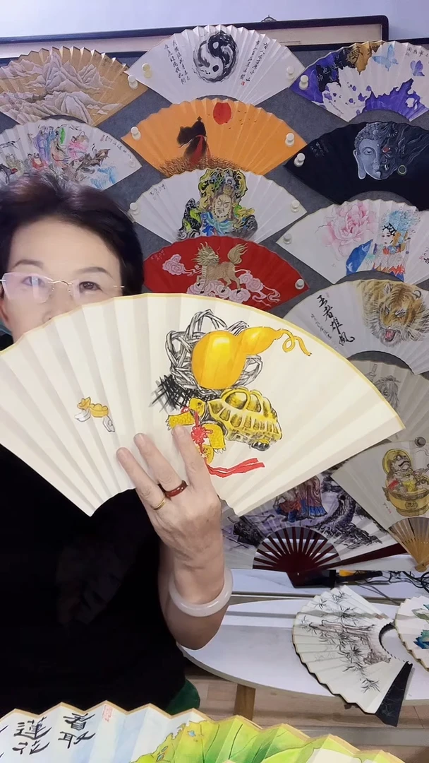 扇子九五寸十六方玉竹折扇