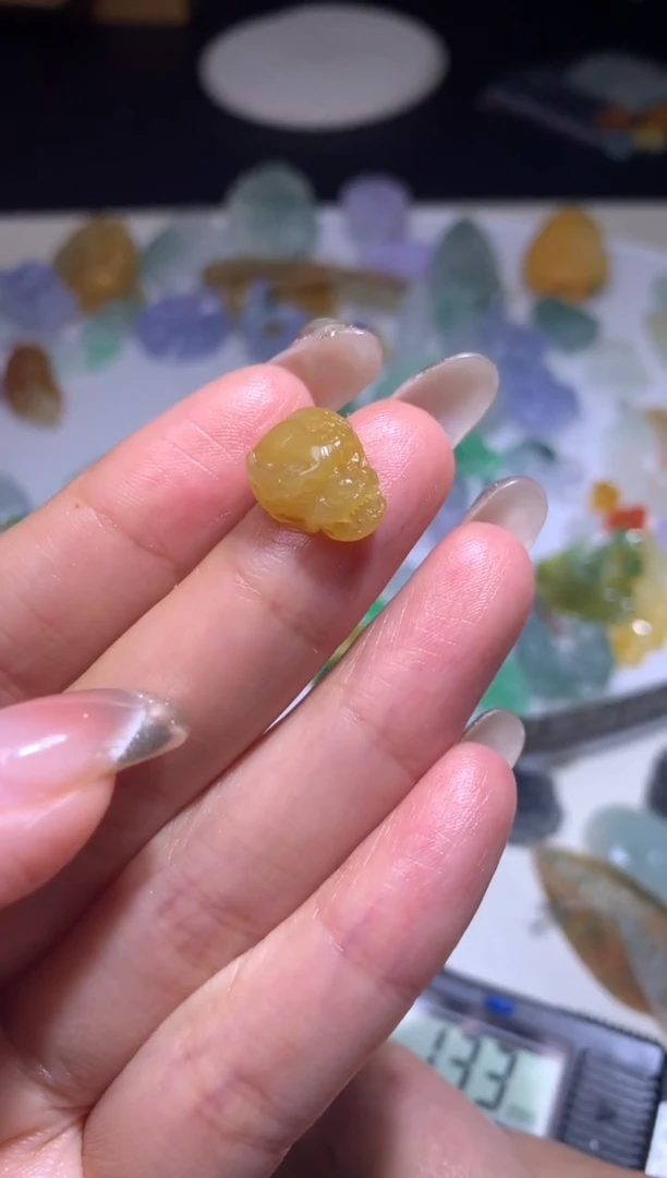 未镶嵌定制翡翠毛货