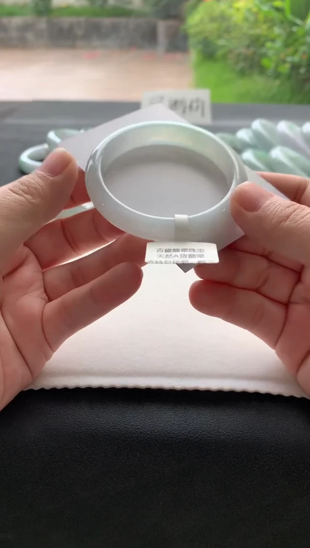 翡翠手镯未镶嵌52.5正圈A7925买断