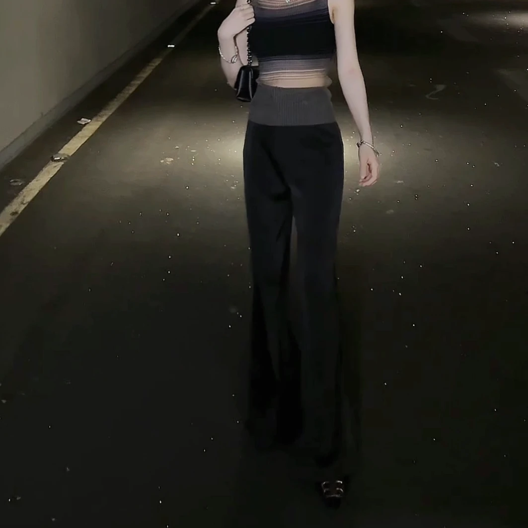 粉红PINK丨“满分松弛”设计感INS风垂感百搭休闲裤FH25C3K2084