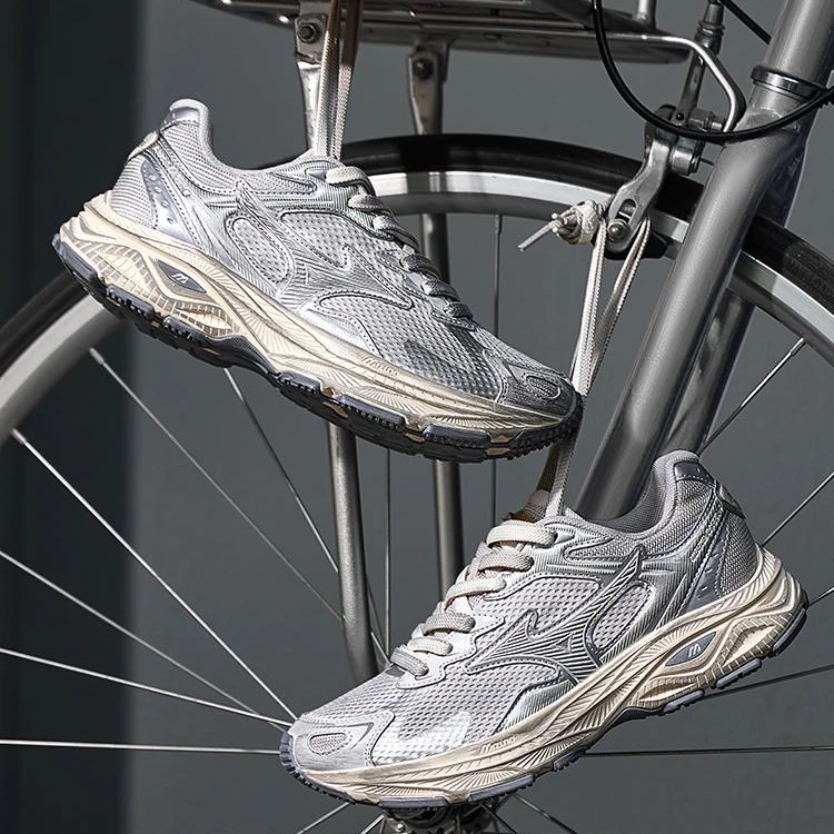 Mizuno/美津浓情侣经典款复古减震老爹鞋休闲运动跑鞋RACER S 1.0