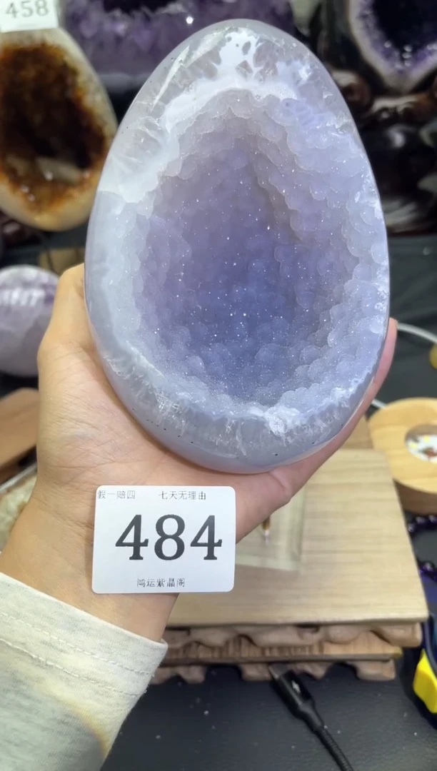 未镶嵌大型摆件（非配饰）紫晶484号龙蛋