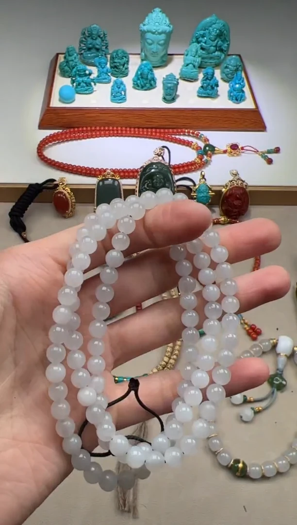 【闪购商品】和田玉（白玉）手串手串未镶嵌手串手串