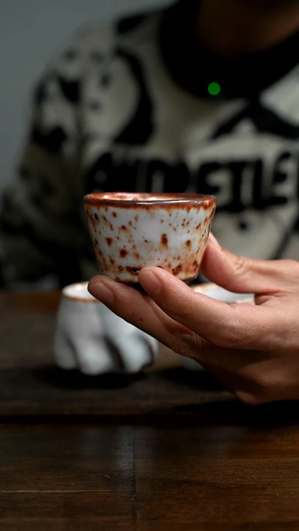 【闪购商品】纯手工制作  -志野杯