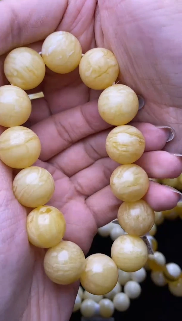 裸石琥珀未镶嵌大小姐珠宝90尺寸