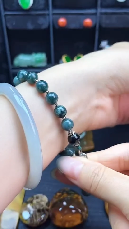 未镶嵌手链翡翠手串