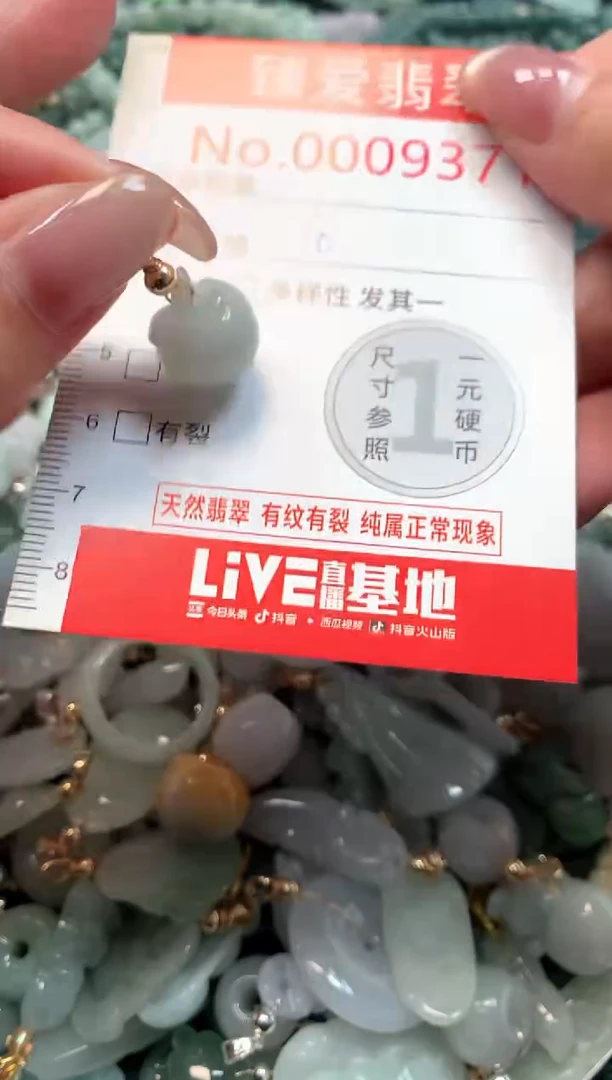 吊坠(不含链)未镶嵌翡翠9371