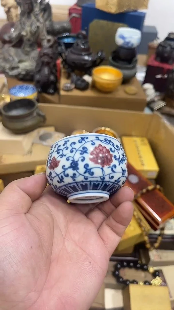 用****9茶盏瓷器瓷器多样发一  两个红