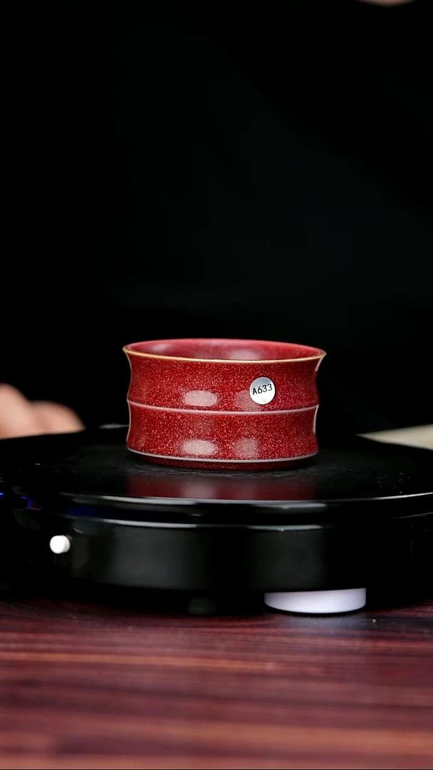 杯子A633#陈亚龙一级品原矿钧竹节杯