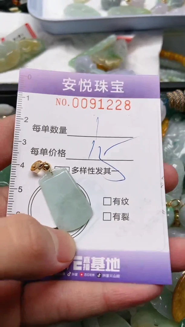 【闪购商品】翡翠颈饰未镶嵌闪购0091228