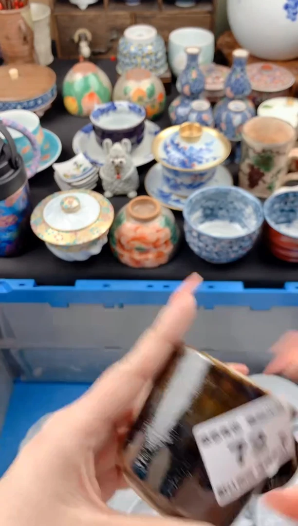 【闪购商品】瓷片72号九姑娘工艺品瓷器  