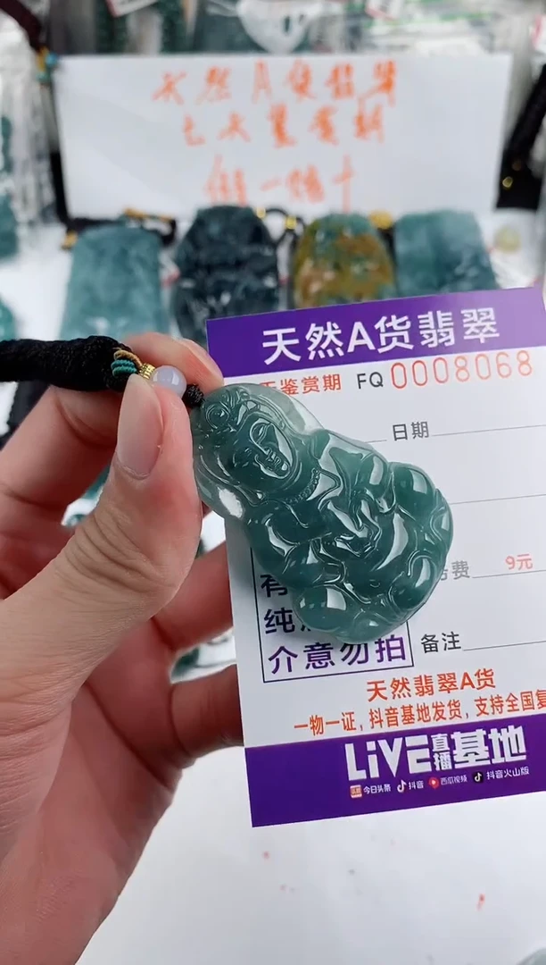 颈饰未镶嵌翡翠  多样性随机一件发货 观音68