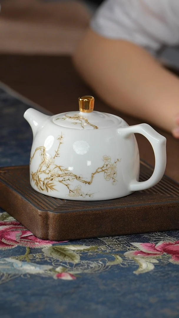 【梅花-茶壶】【13西泠礼盒】