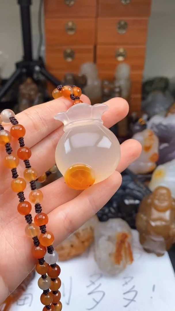 【闪购商品】玛瑙/玉髓颈饰未镶嵌AA