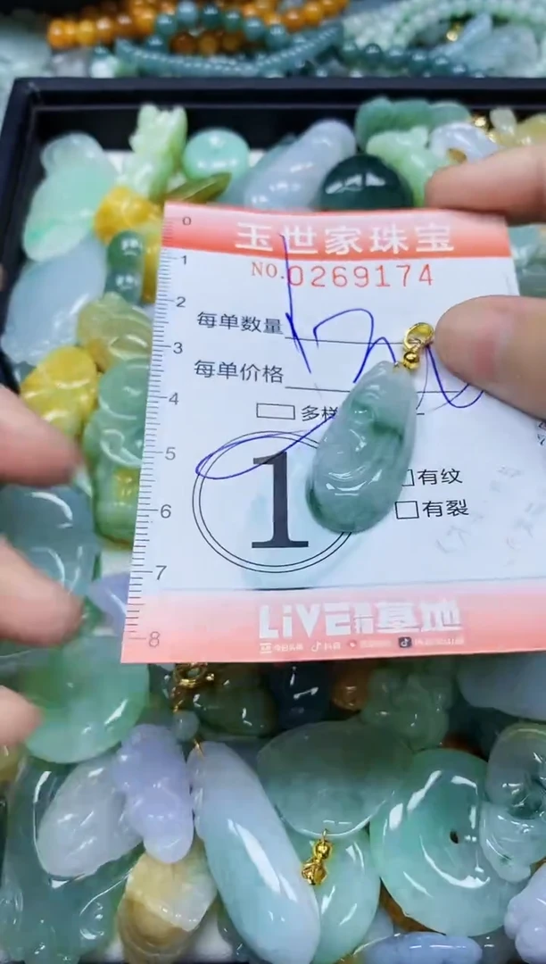 翡翠未镶嵌颈饰闪购0269174多样性发其一