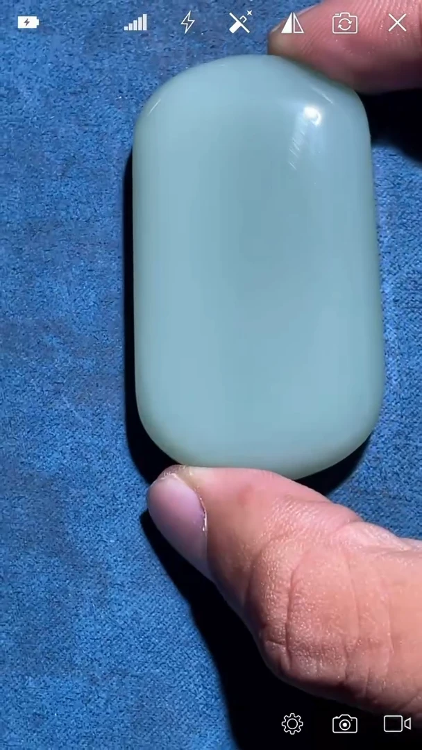 未镶嵌和田玉把件XT  粉青牌子