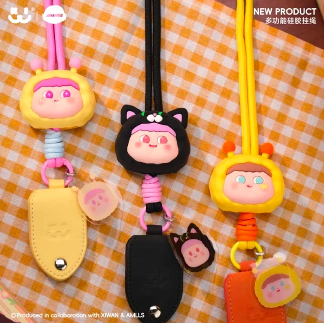 【拆盒】阿玛莉莉丝多功能硅胶挂绳潮玩盲盒