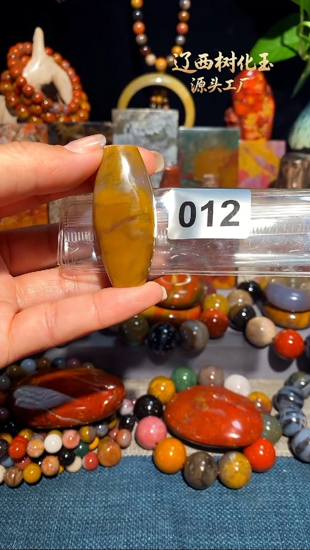 未镶嵌-硅化玉天然北票硅化玉吊坠