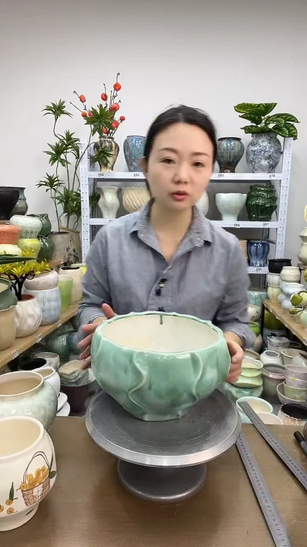 11.24陶瓷花盆直播链接高.     16 口23