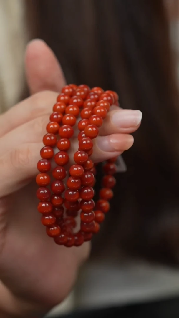 未镶嵌Y16（多样性发一件）南红玛瑙多圈