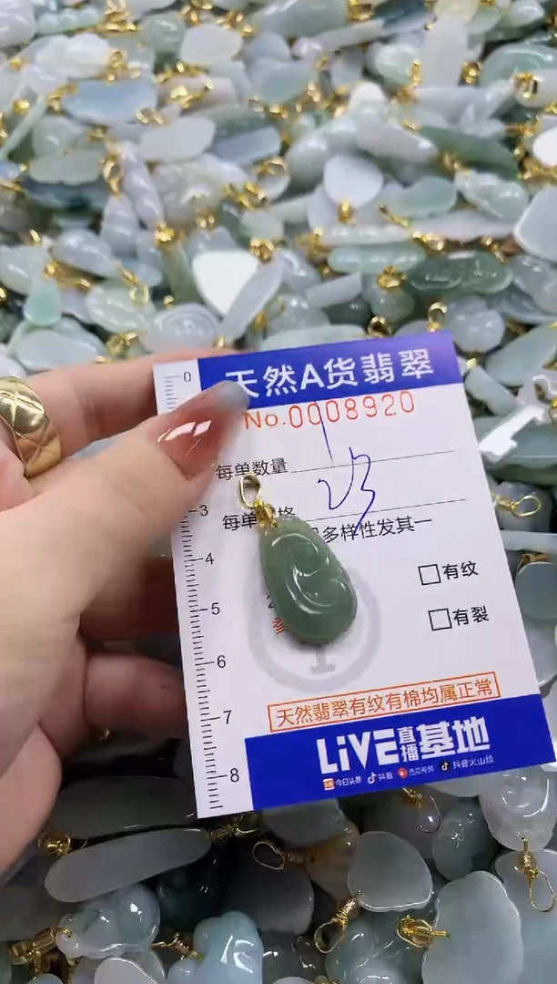 颈饰未镶嵌翡翠天然A货翡翠