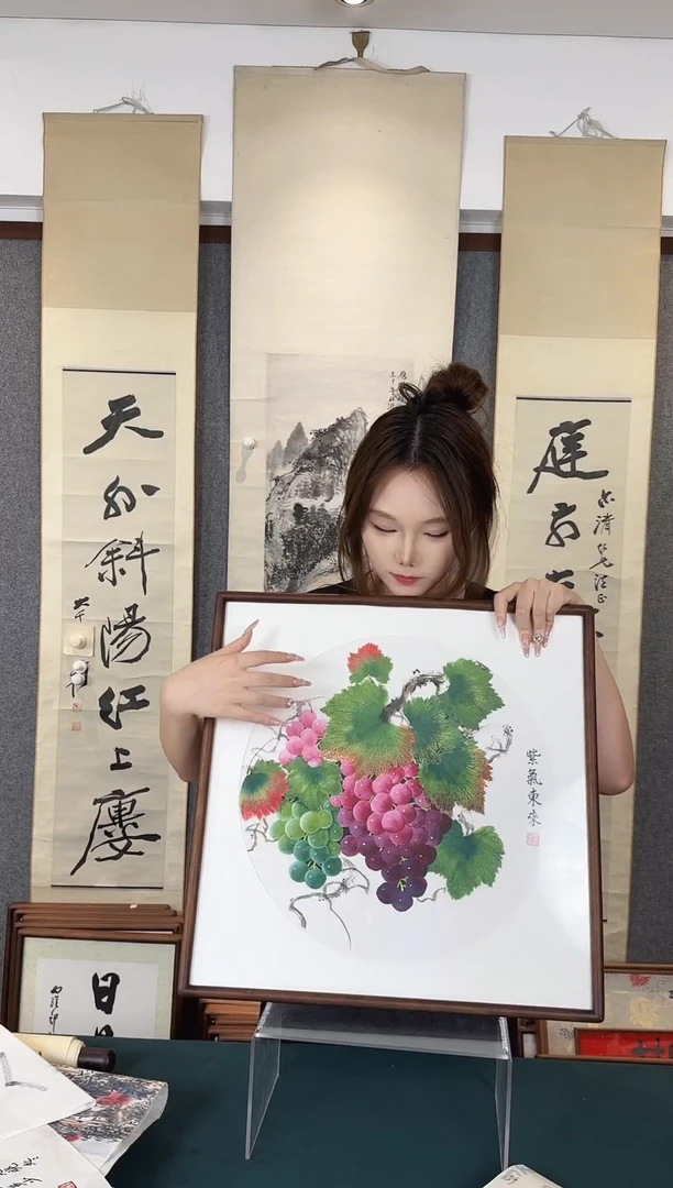 国画老师手绘作品
