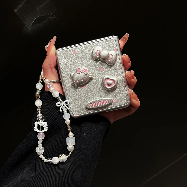 xit适用华为Pocket2手机壳折叠屏p50pockets保护套新款白色蝴蝶结