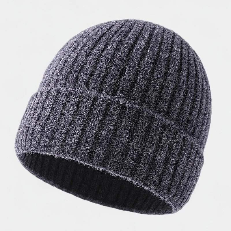 YDIIGOSS山羊绒帽子男女款冬季加厚保暖包头帽冷帽针织包头帽