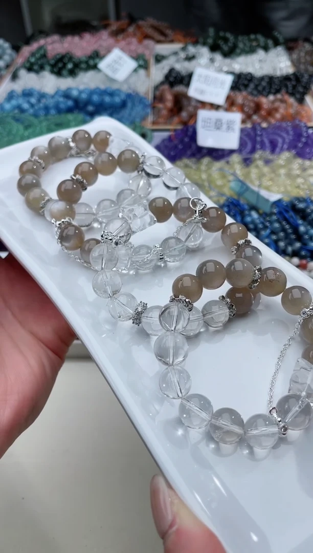 【闪购商品】水晶手链银S925镶嵌设计款711