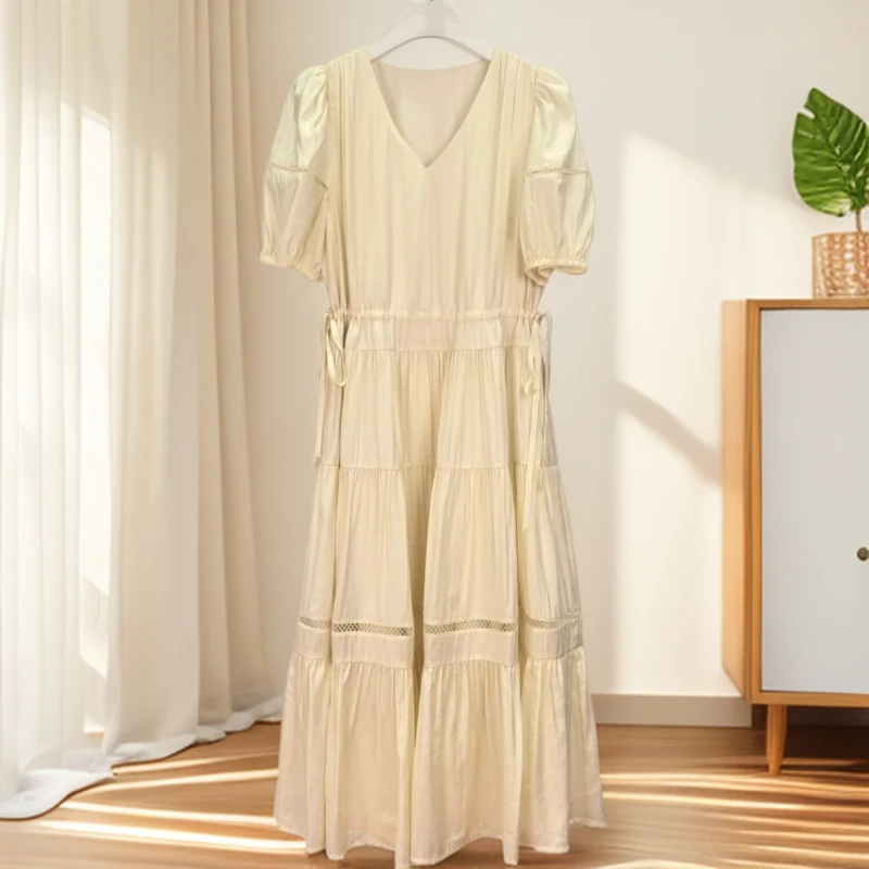 Bufan.原创设计【A10】轻奢高级时尚女装收腰连衣裙