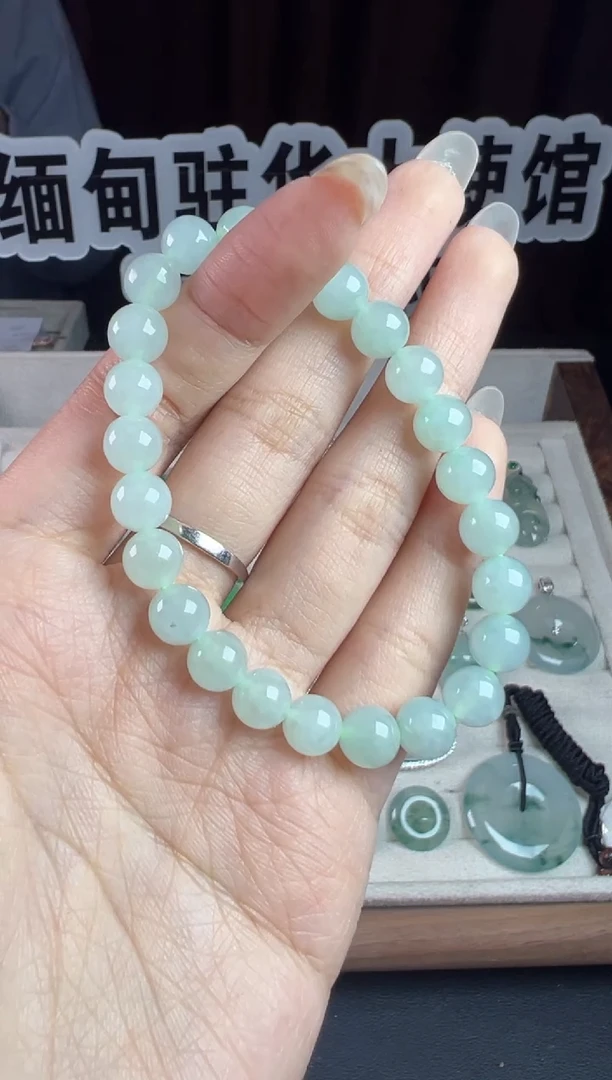 未镶嵌手串翡翠缅甸珠宝严选