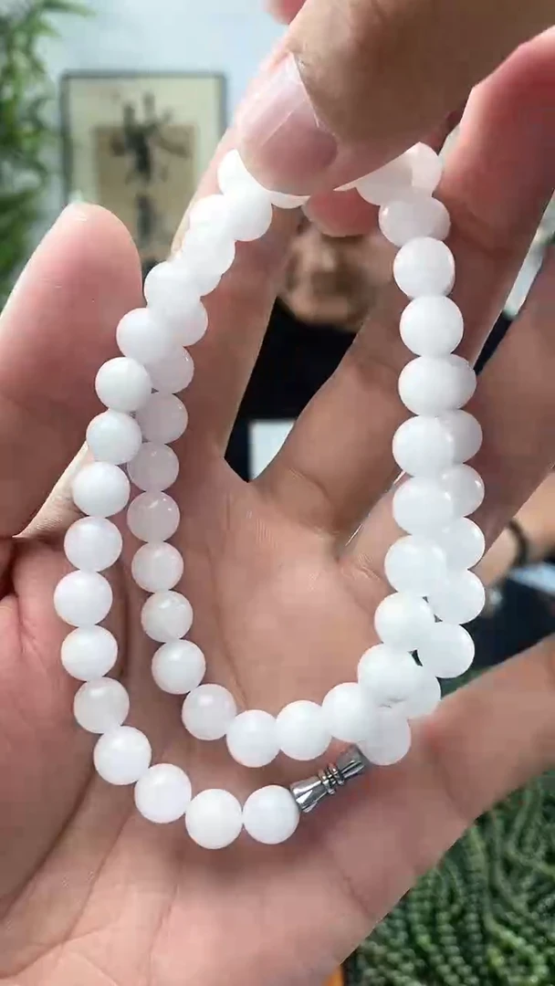 石英质玉未镶嵌颈饰妈妈链